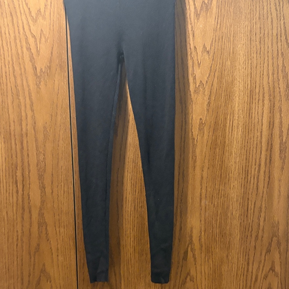 No Boundries 7/8 Ribbed Black Leggings